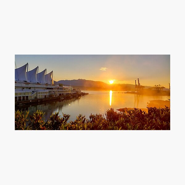 Sunset in Vancouver Photographic Print