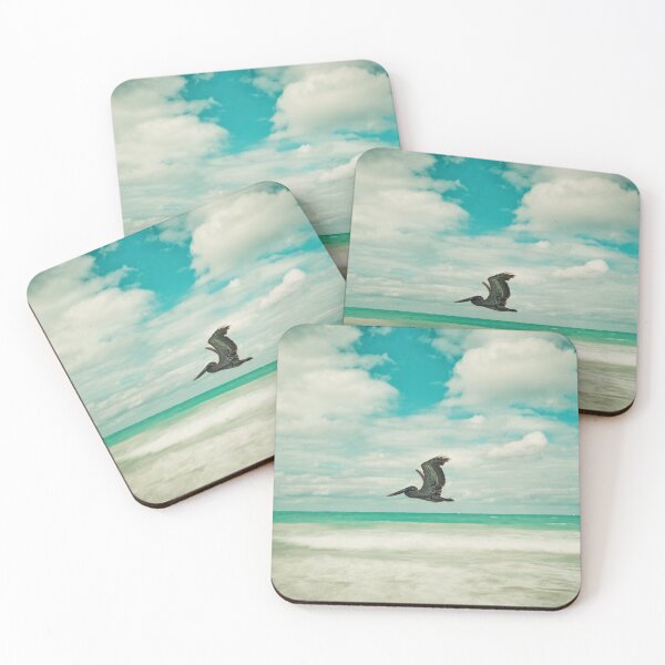 Item preview, Pelican flying along the sea designed and sold by ArtMarie.
