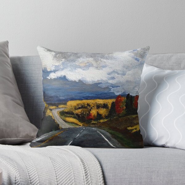 The Road Home Throw Pillow