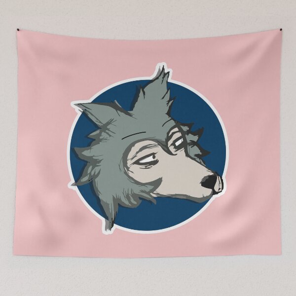 Item preview, BEASTARS Blue Legosi Sticker Side designed and sold by Fuzznet.