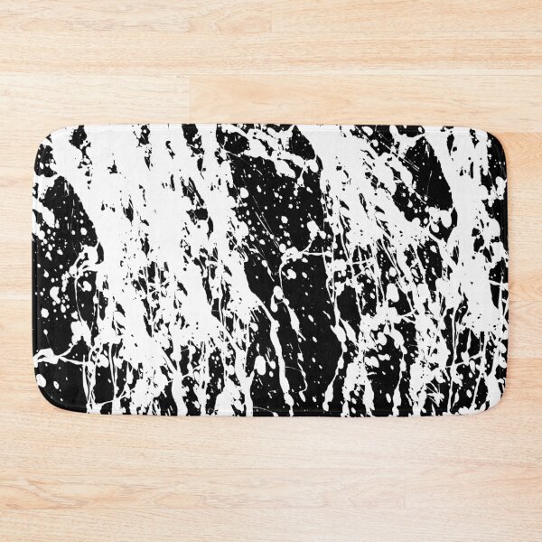 Item preview, Black and White Paint Splatter designed and sold by piedaydesigns.