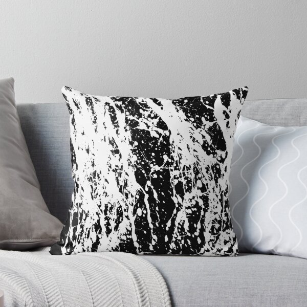 Item preview, Black and White Paint Splatter designed and sold by piedaydesigns.