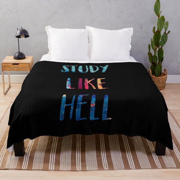 Item preview, Study Like Hell designed and sold by blue-jay-art.