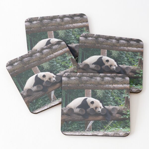 Item preview, Sleeping panda on a play frame designed and sold by thelemmingface.