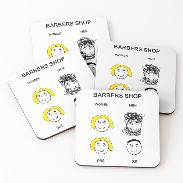 Item preview, Haircut men women barber funny gift designed and sold by Levin-Wirp.