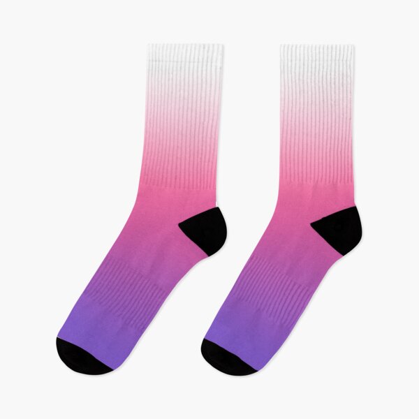 Item preview, Ombre Purple Pink and White designed and sold by SOCKSbySBD.