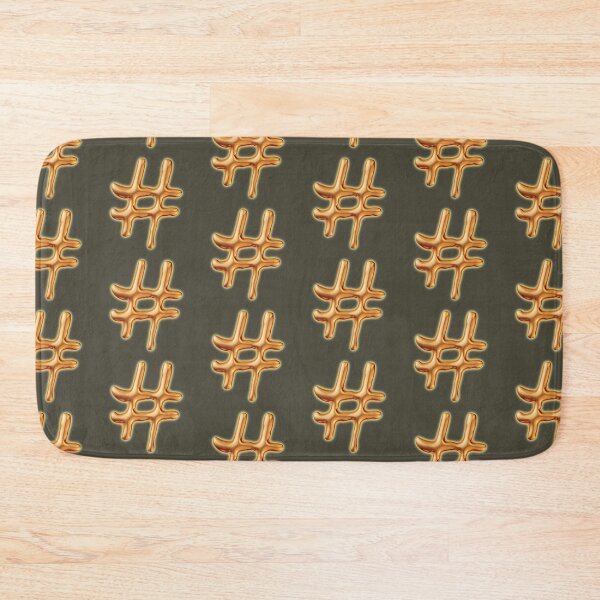 Item preview, Golden hashtag designed and sold by portokalis.