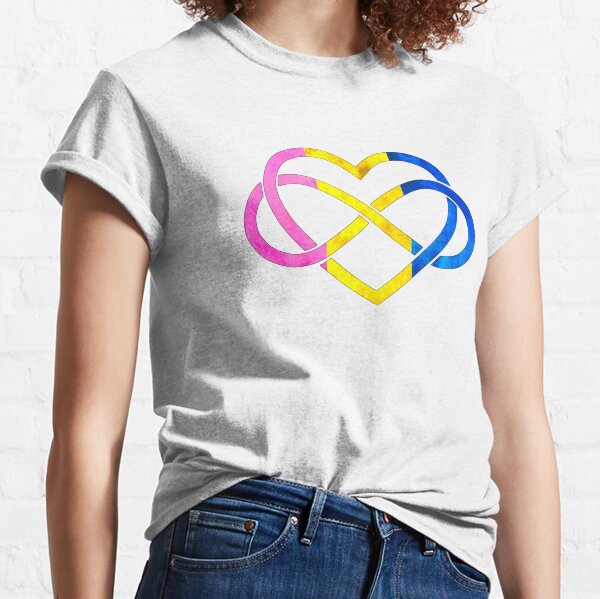 Polyamory Heart - Pansexual Pride Classic T-Shirt