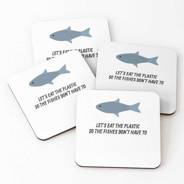 Item preview, Environmental protection plastic marine animals saying gift designed and sold by Levin-Wirp.