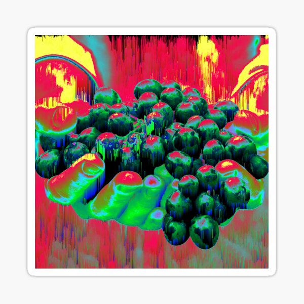 Item preview, "grapeHands1I-1" Glitched image of hands designed and sold by telenaut.