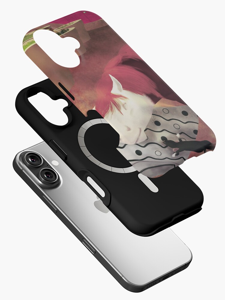 Aperçu 2 sur 4. Coque iPhone avec l'œuvre L'heure de la sieste [Cheval][Rat] créée et vendue par ScotisFr.