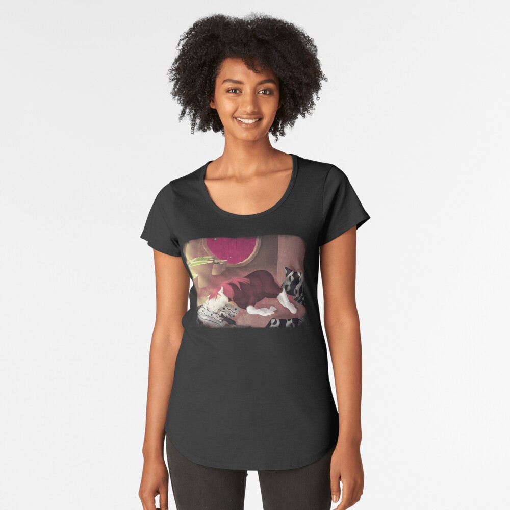 Aperçu de l'œuvre T-shirt premium échancré créée et vendue par ScotisFr.