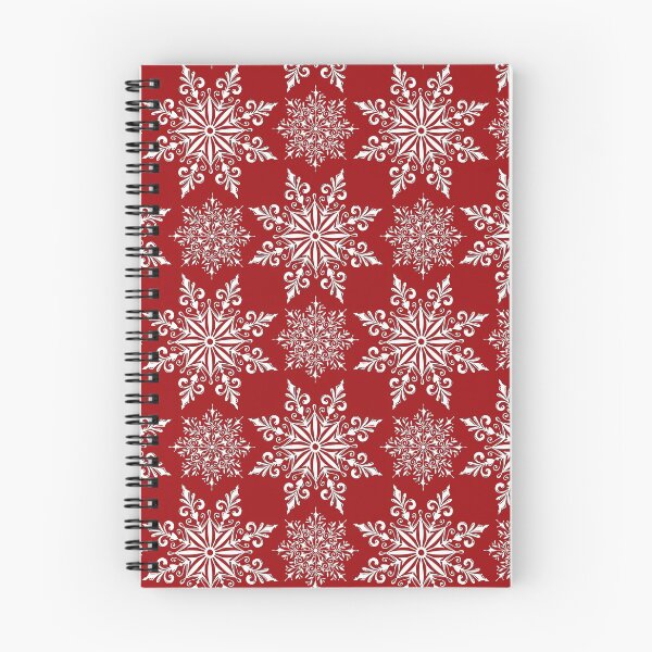 Item preview, Holiday Snowflake Pattern #2 on Red Background designed and sold by LaRoach Digital Arts.