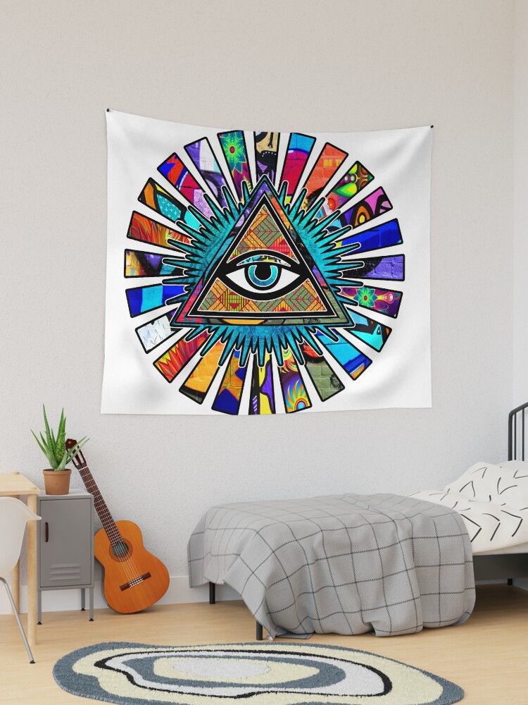 Graffiti Illuminati Eye Eye of Providence All seeing eye