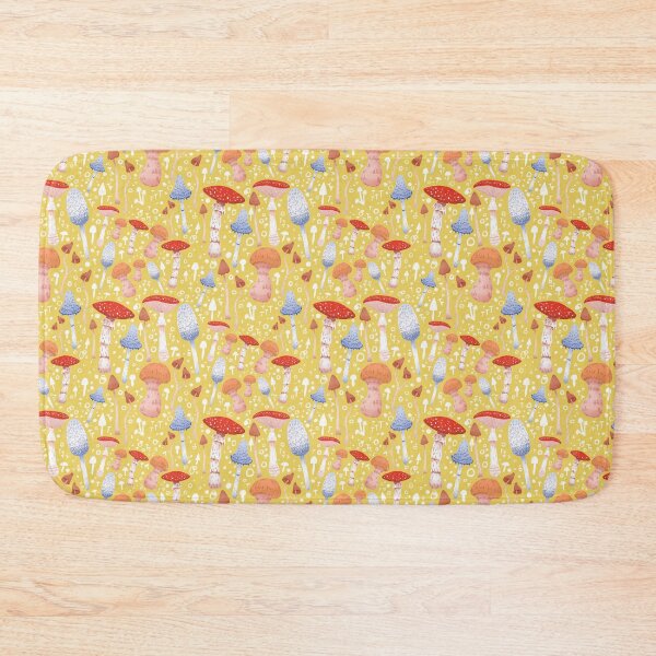 Item preview, Fungi pattern Yellow designed and sold by IsabelleWoody.