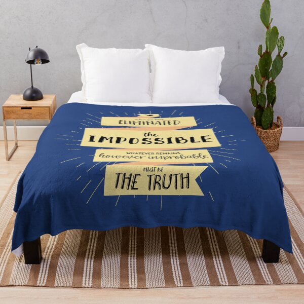 Item preview, The Truth - Sherlock Holmes designed and sold by BekkaCampbell.