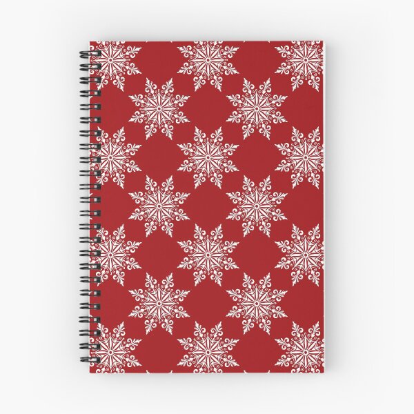 Item preview, Holiday Snowflake Pattern #3 on Red Background designed and sold by LaRoach Digital Arts.