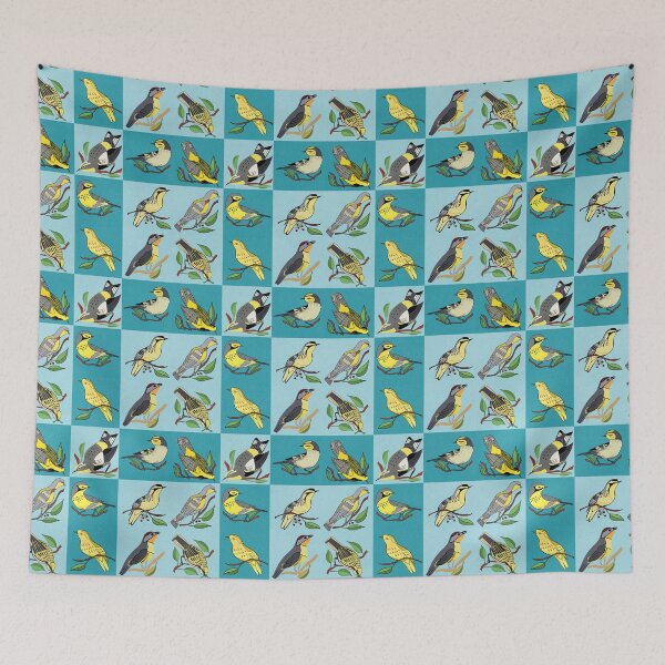 Item preview, Nature's Nine Yellow Bird Warbler Songbirds designed and sold by Sheri42.