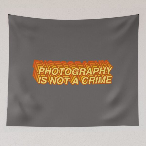 Item preview, Photography Is Not A Crime - Yellow  designed and sold by MOREDANKMEMES.