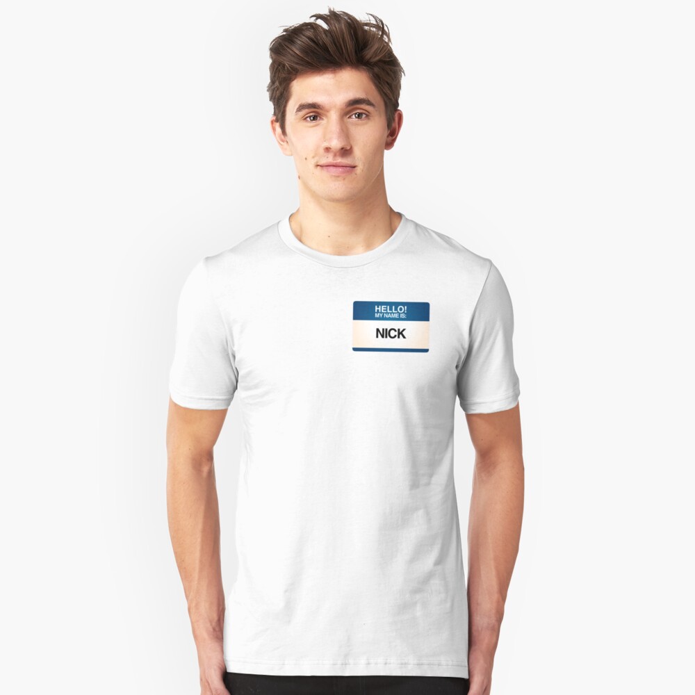 nametag shirt