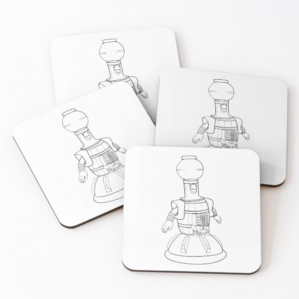 Item preview, Tom Servo of MST3k beautiful ink drawing simple and lovely! designed and sold by BradRenNelson.