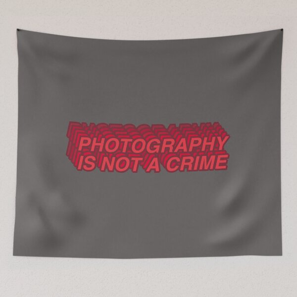 Item preview, Photography Is Not A Crime - Red designed and sold by MOREDANKMEMES.