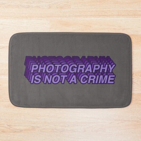 Item preview, Photography Is Not A Crime - Purple designed and sold by MOREDANKMEMES.