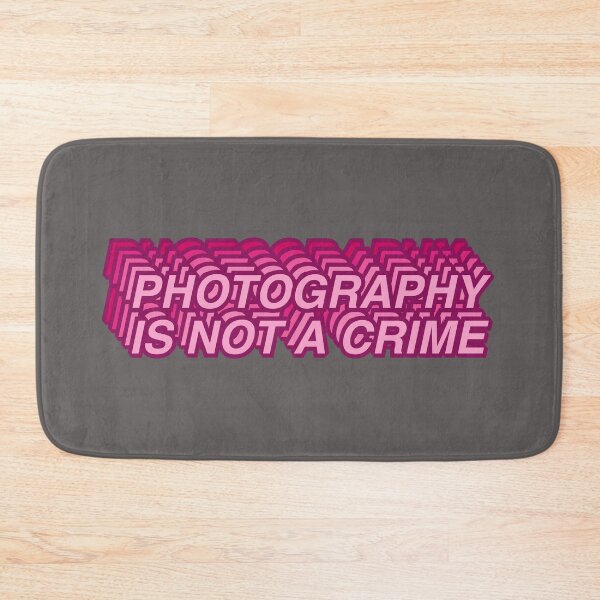 Item preview, Photography Is Not A Crime - Pink designed and sold by MOREDANKMEMES.