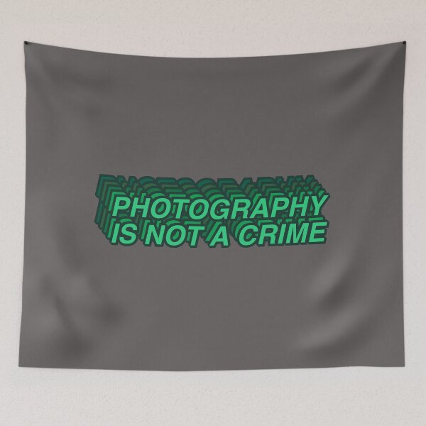 Item preview, Photography Is Not A Crime - Green designed and sold by MOREDANKMEMES.