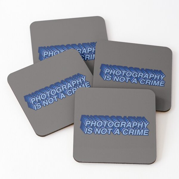 Item preview, Photography Is Not A Crime - Blue designed and sold by MOREDANKMEMES.