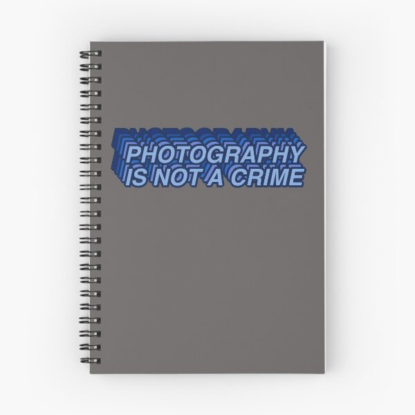 Item preview, Photography Is Not A Crime - Blue designed and sold by MOREDANKMEMES.