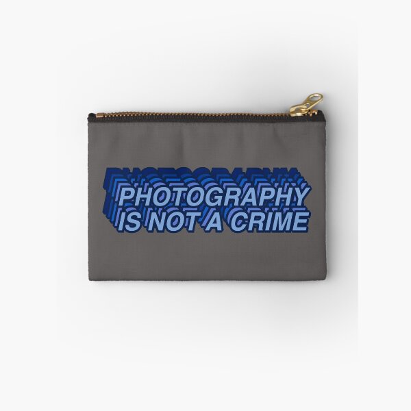 Item preview, Photography Is Not A Crime - Blue designed and sold by MOREDANKMEMES.