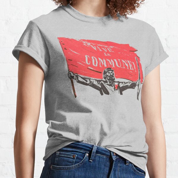 Vista previa del artículo con la obra «Vive La Comuna! - Comuna de París», diseñado y vendido por SpaceDogLaika.