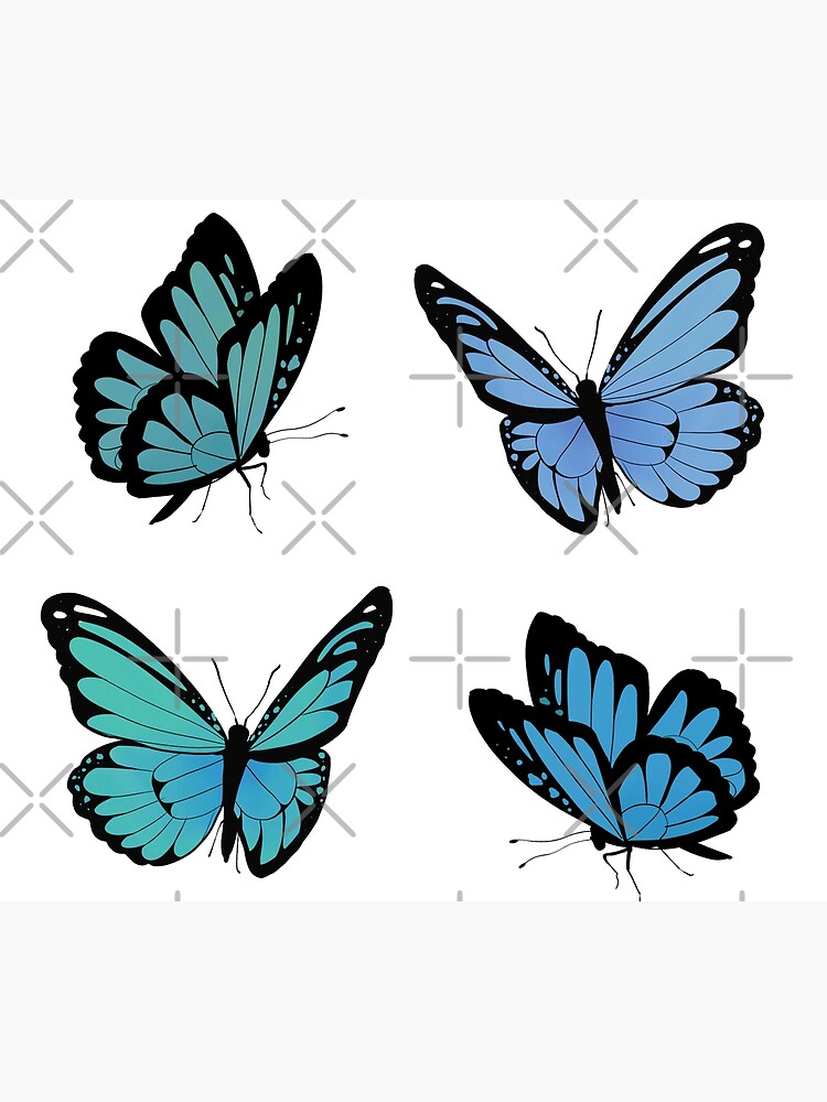 blue-butterflies-art-print-for-sale-by-acatalepsys-redbubble