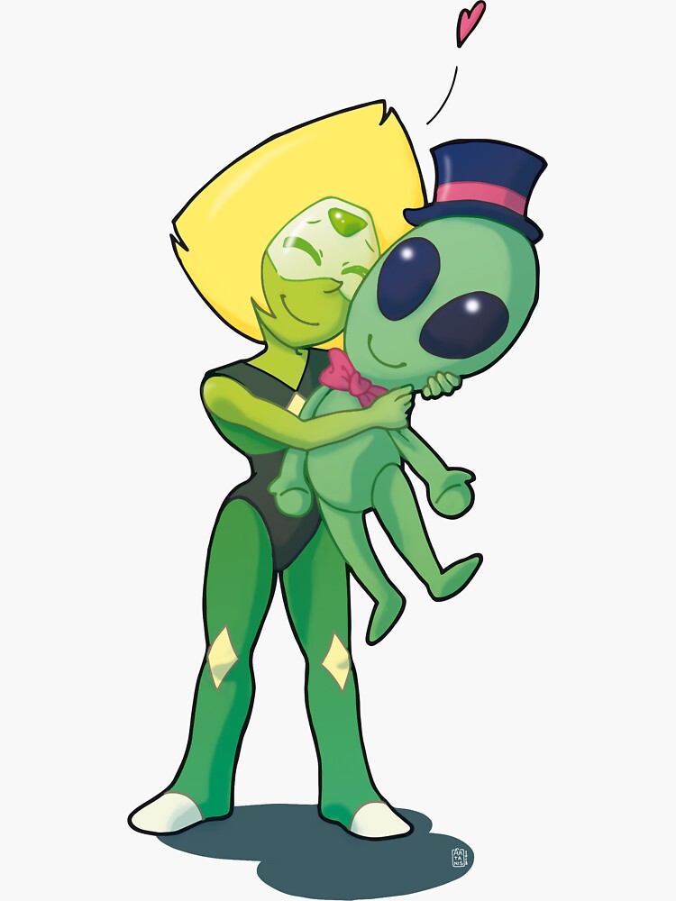 peridot alien plush