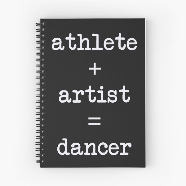 Item preview, Athlete Artist Dancer in Black and White designed and sold by JuneJournal.