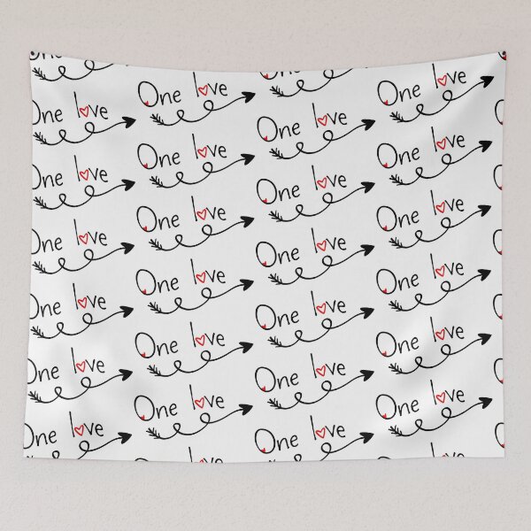 Item preview, One Love - Inspirational tribal beat heart arrow designed and sold by originalsusie.