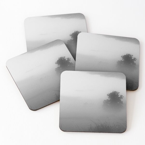 Item preview, June mist at Clifton-Upon-Dunsmore in Black and white  designed and sold by designbywhacky.