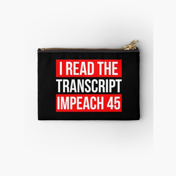 Item preview, Womens I Read The Transcript Impeach 45 Trump Impeachment Hearings designed and sold by CreatedByHeidi.
