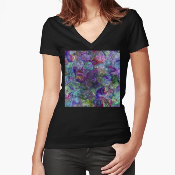 Mathematical Tempest 4 Fitted V-Neck T-Shirt