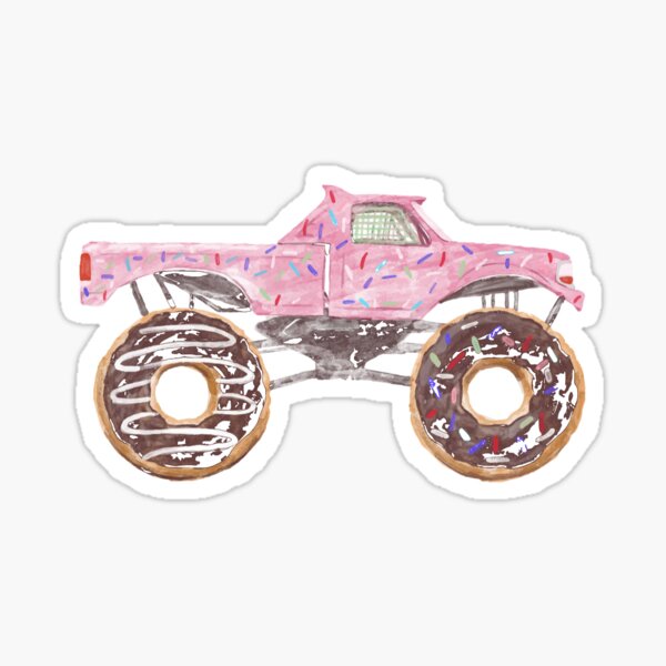 Monster Truck Stickers Redbubble