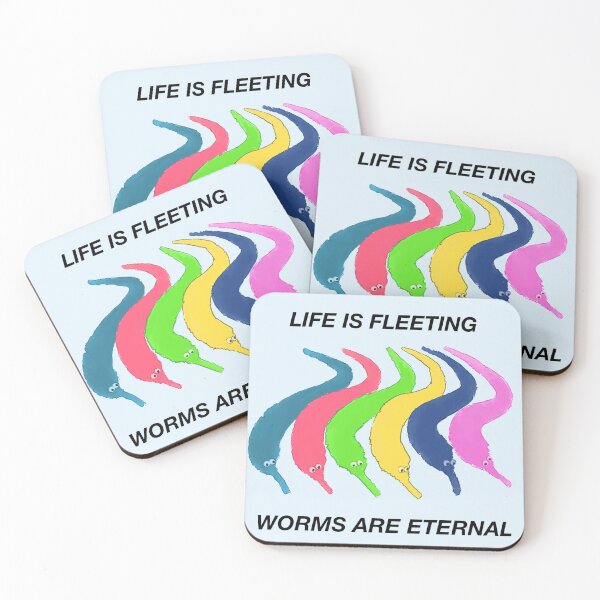 Item preview, Life is fleeting, worms are eternal designed and sold by PhoebeSoleil.