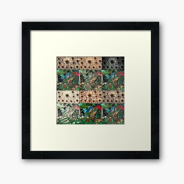 Item preview, Garden Bed Collage designed and sold by cataleabianco.