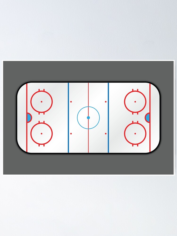 Poster « Patinoire Hockey sur glace Jeu Fan Joueur Sport Board HD Haute