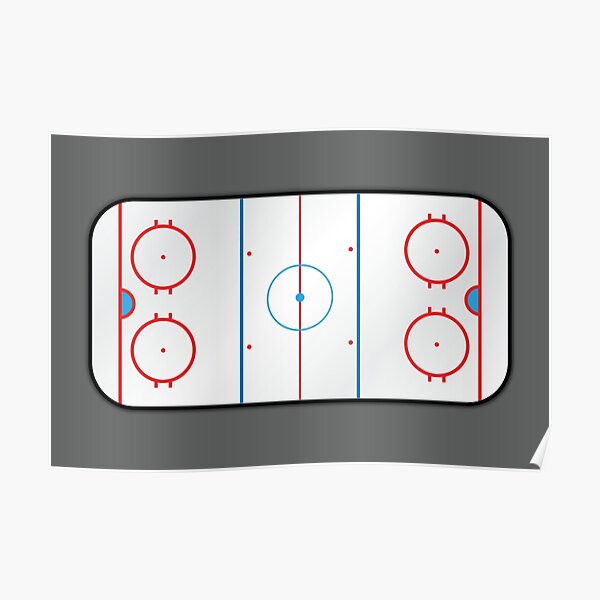 Poster « Patinoire Hockey sur glace Jeu Fan Joueur Sport Board HD Haute