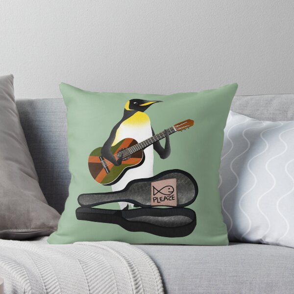 Item preview, Penguin Busking designed and sold by piedaydesigns.