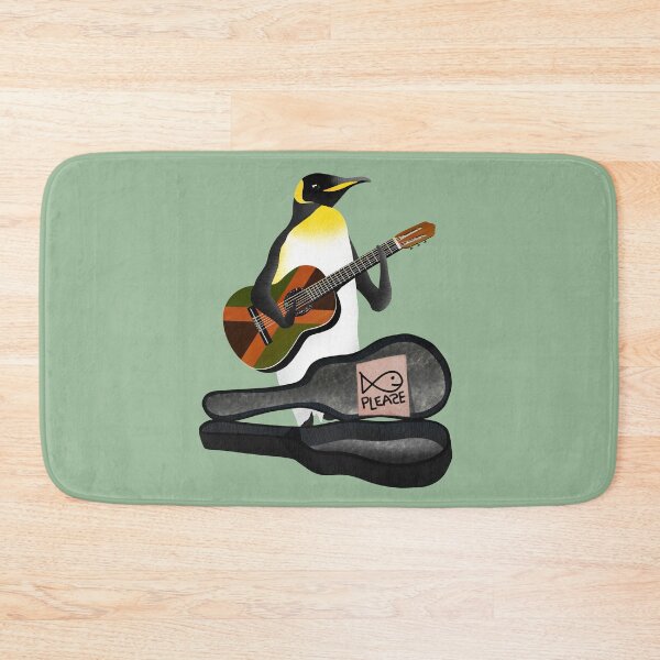 Item preview, Penguin Busking designed and sold by piedaydesigns.