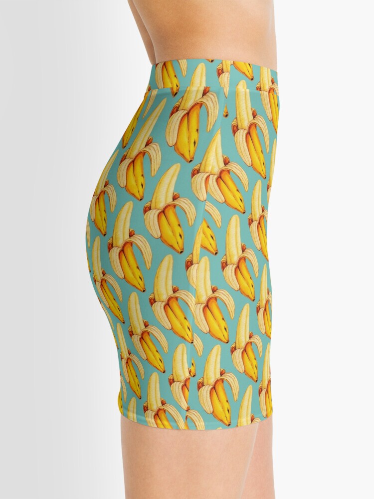 Disover Banana Blue Mini Skirt