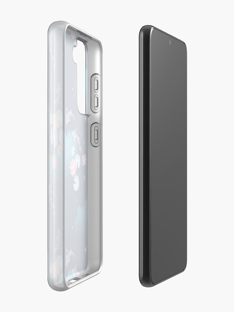 Alternate view of Koi pond - night Case & Skin for Samsung Galaxy