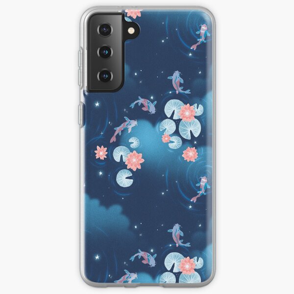 Koi-Teich - Nacht Samsung Galaxy Flexible Hülle